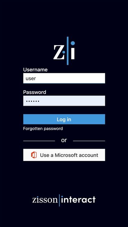 zisson log in.